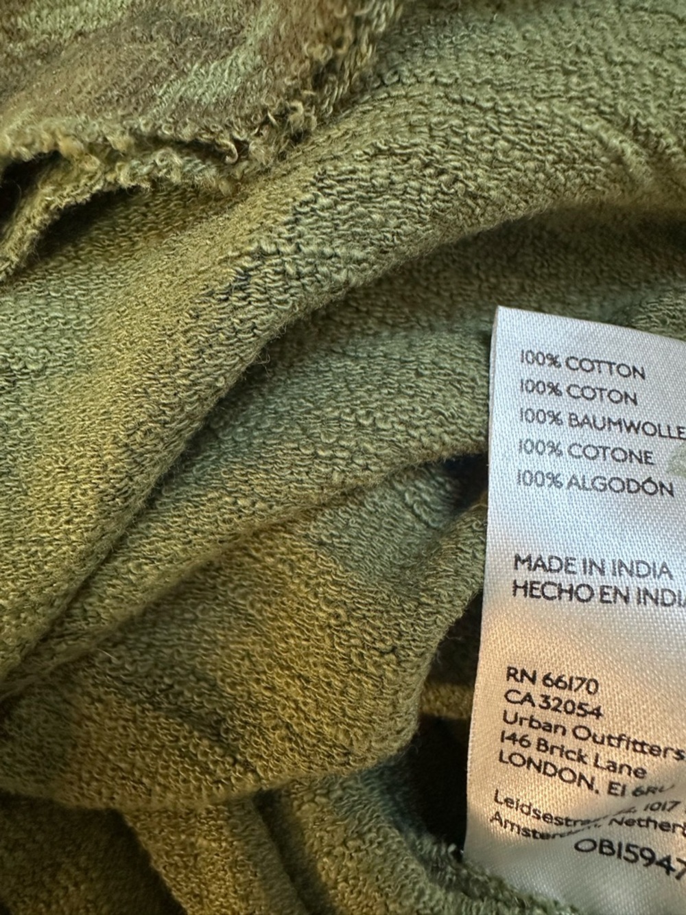 Pilcro Anthropologie Blouse Puff Longsleeve Boho Bohemian Green XXS - Picture 11 of 11